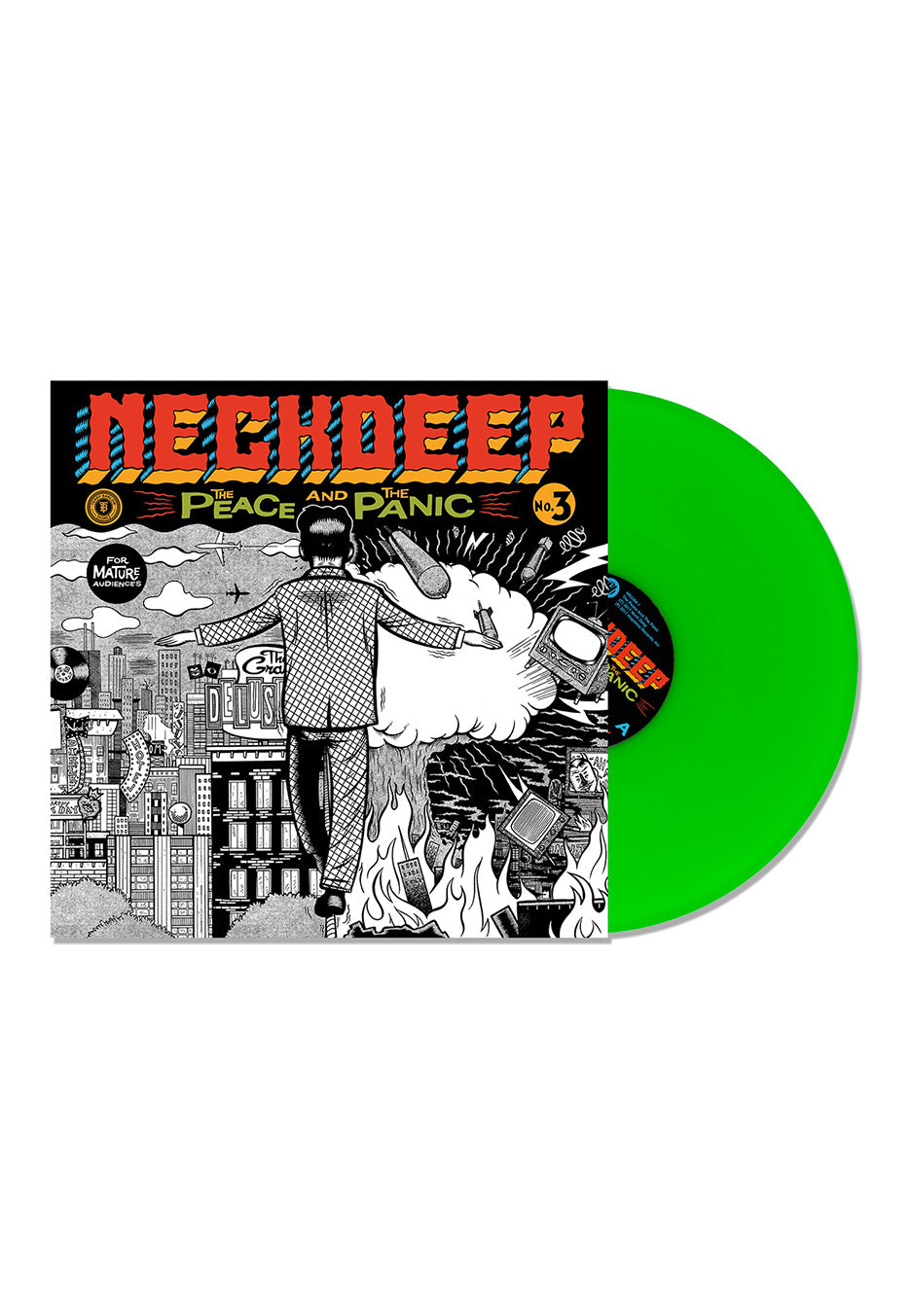 Neck Deep - The Peace And The Panic Neon Green - Colored Vinyl | Neutral-Image