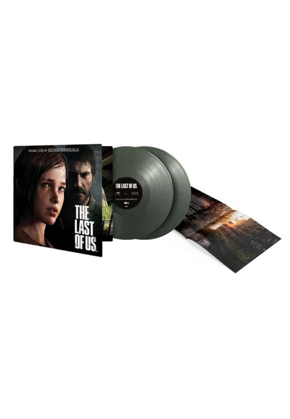 The Last Of Us - The Last Of Us OST (Gustavo Santaolalla) Green/Silver - 2 Marbled Vinyl  | Neutral-Image