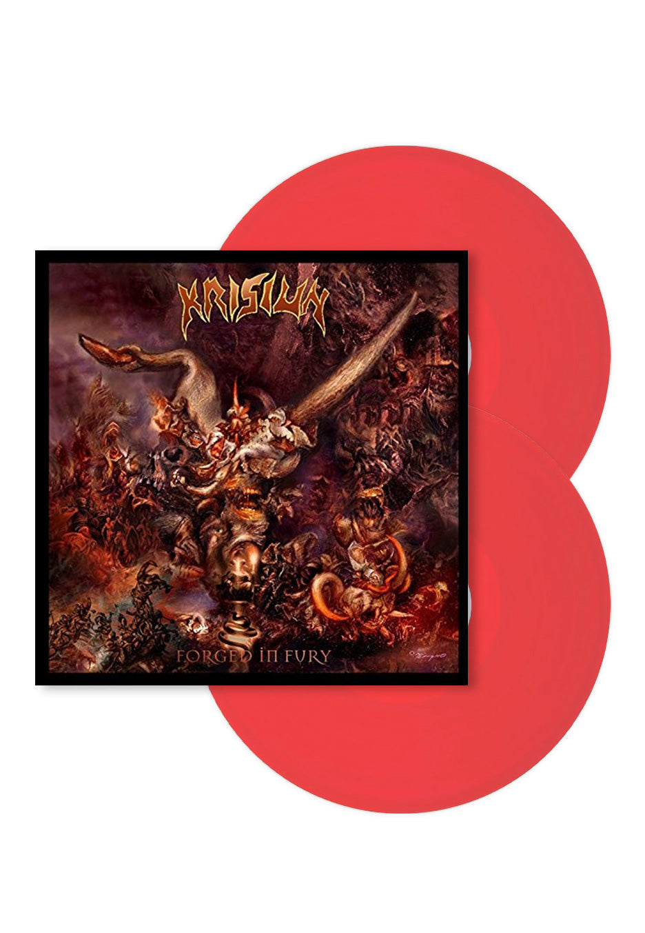 Krisiun - Forged In Fury Red - Colored 2 Vinyl | Neutral-Image