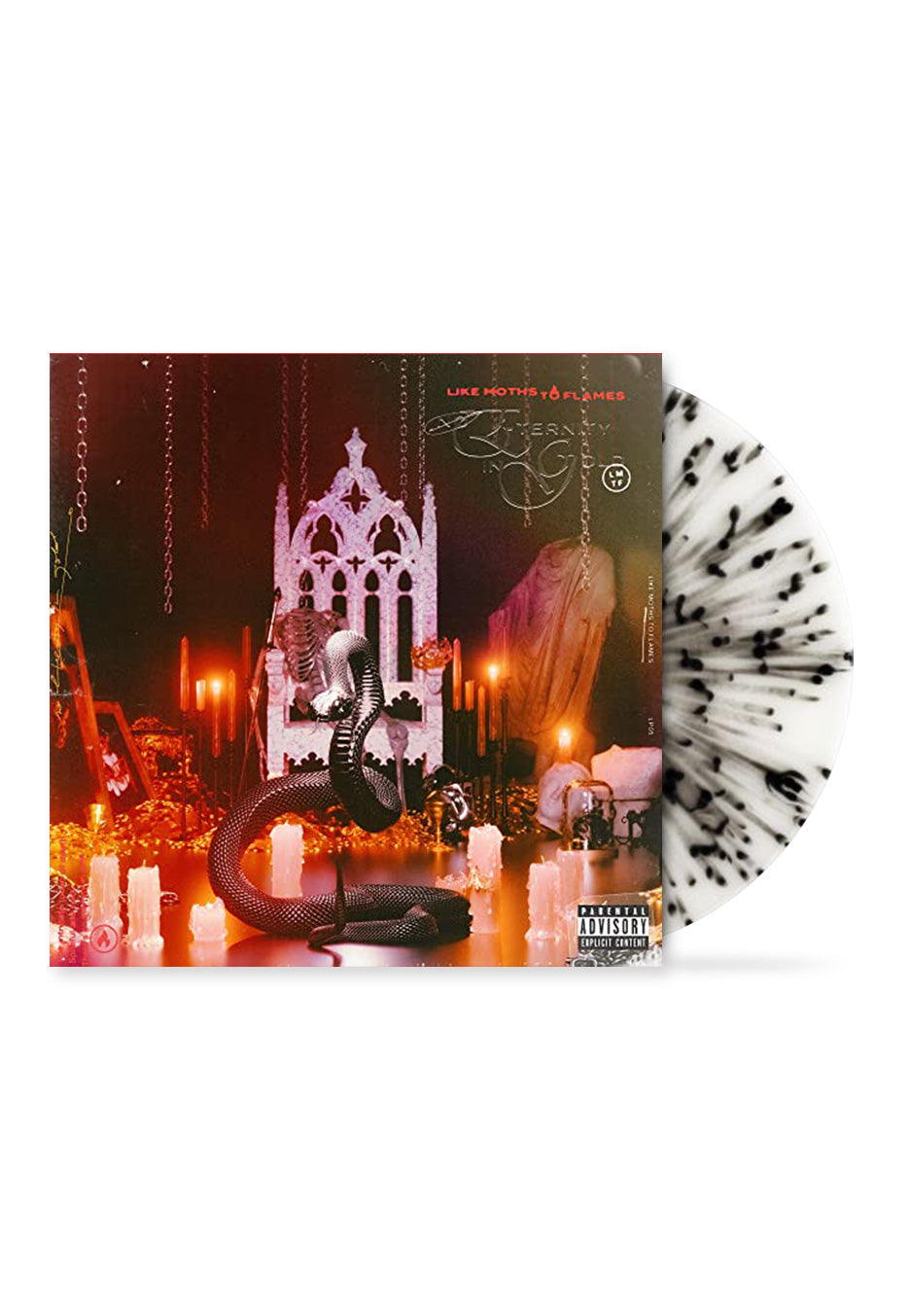 Like Moths To Flames - No Eternity In Gold Black/Cloudy Clear - Splattered Vinyl | Neutral-Image