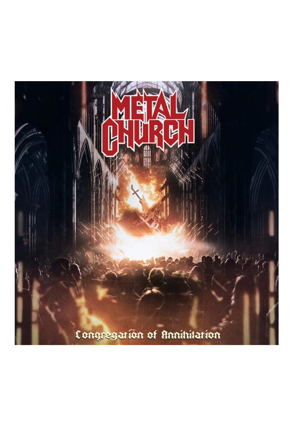 Metal Church - Congregation Of Annihilation Ltd. White/Orange/Red/Black - Marbled Vinyl | Neutral-Image