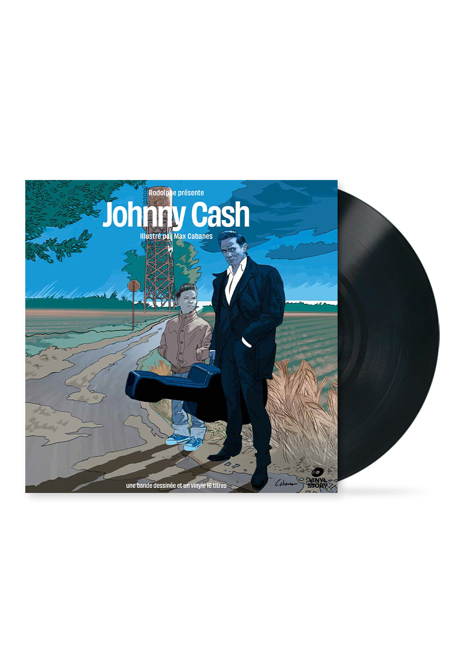 Johnny Cash - Vinyl Story - Vinyl + Hardback Illustrated Book | Neutral-Image