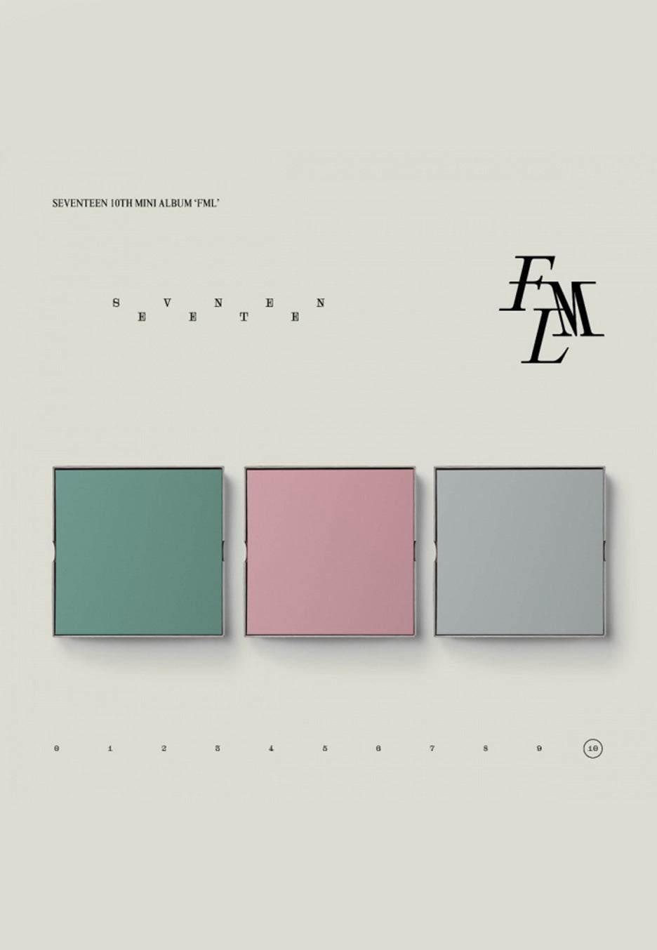 Seventeen - 10th Mini Album "FML" (Vers. B) - CD | Neutral-Image