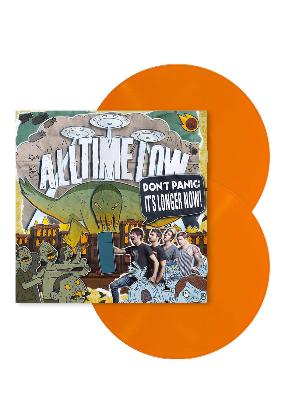 All Time Low - Don't Panic: It's Longer Now! Orange - Colored 2 Vinyl | Neutral-Image