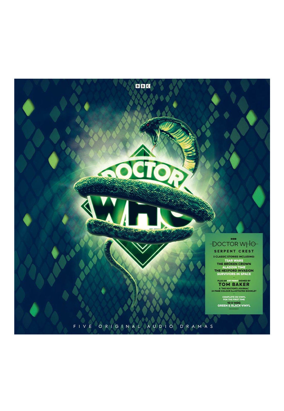 Doctor Who - Serpent Crest Ltd. Black & Green - 10 Vinyl Boxset | Neutral-Image