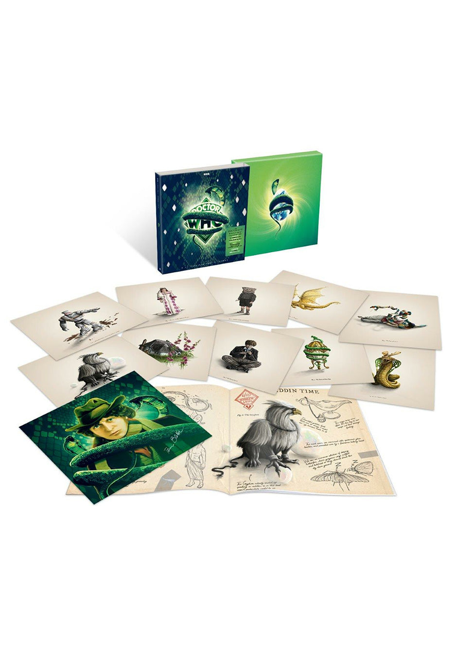 Doctor Who - Serpent Crest Ltd. Black & Green - 10 Vinyl Boxset | Neutral-Image