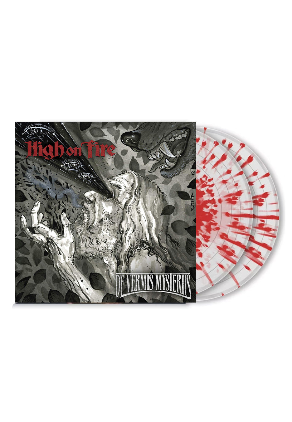 High On Fire - De Vermis Mysteriis Ghostly Clear & Ruby - Splattered 2 Vinyl | Neutral-Image