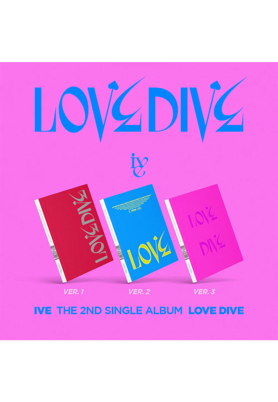 IVE - Love Dive (2nd Single Album) - CD | Neutral-Image