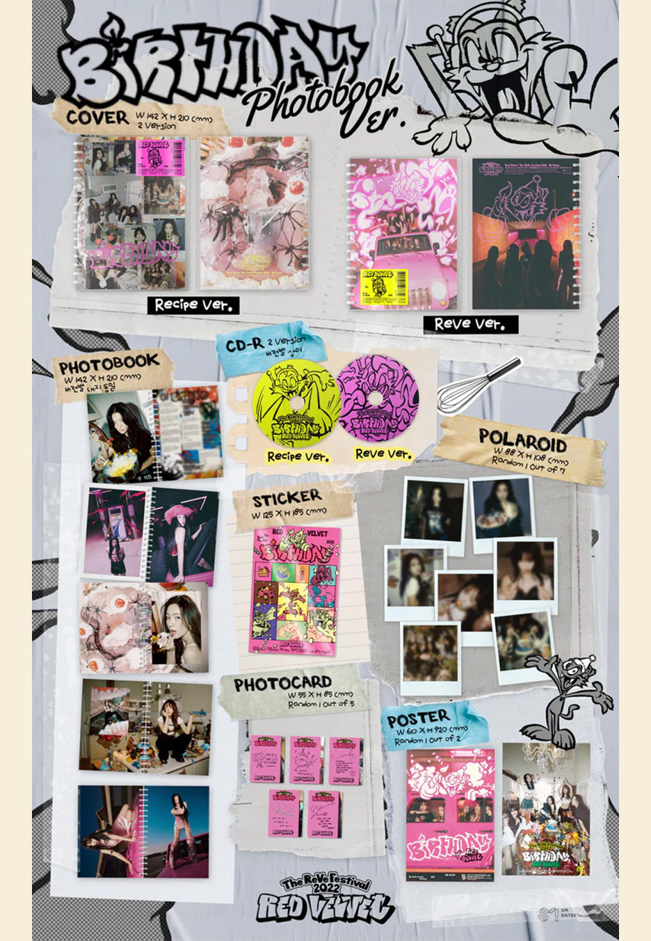 Red Velvet - The Reve Festival 2022: Birthday (Photobook Version) - CD | Neutral-Image