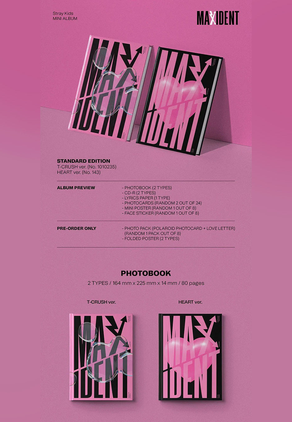 Stray Kids - Maxident (Standard Vers.) - CD | Neutral-Image