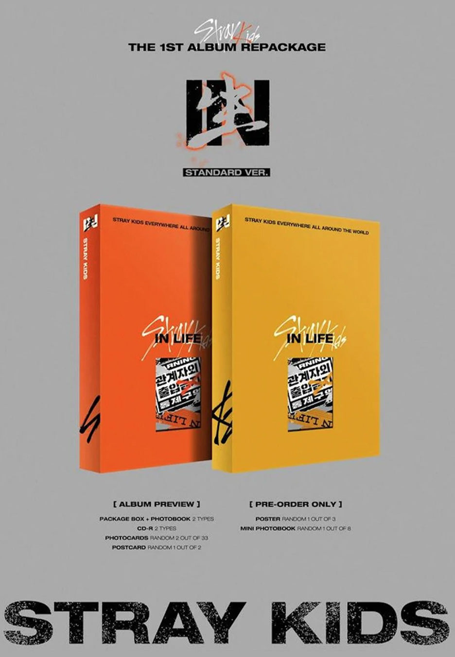 Stray Kids - Vol.1 Repackage: In Life (Standard Version) - CD | Neutral-Image