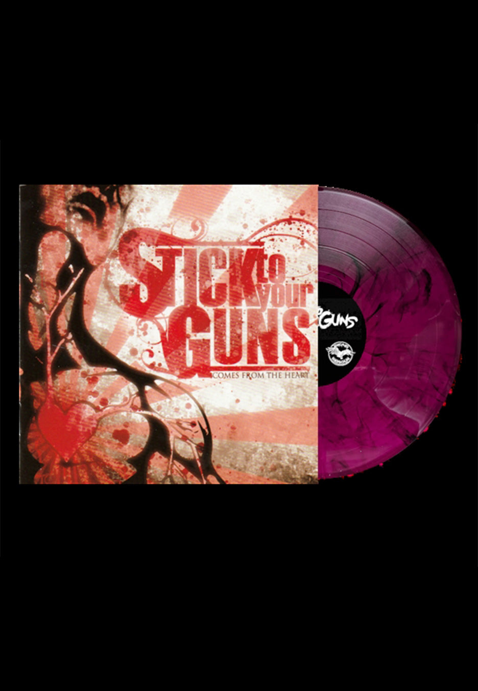 Stick To Your Guns - Comes From The Heart Ltd. Magenta/Black Smoke - Colored Vinyl | Neutral-Image