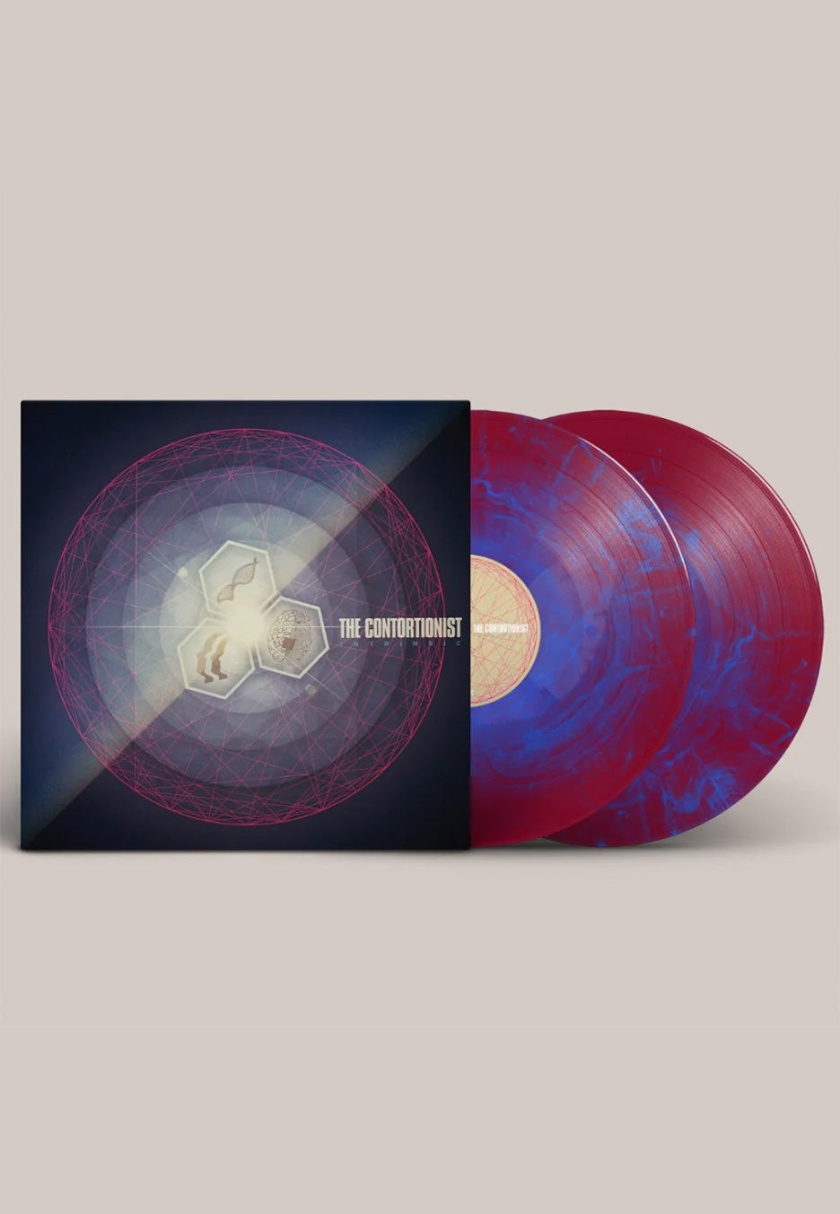 The Contortionist - Intrinsic Cobalt Blue & Apple Red Galaxy - Colored Vinyl | Neutral-Image