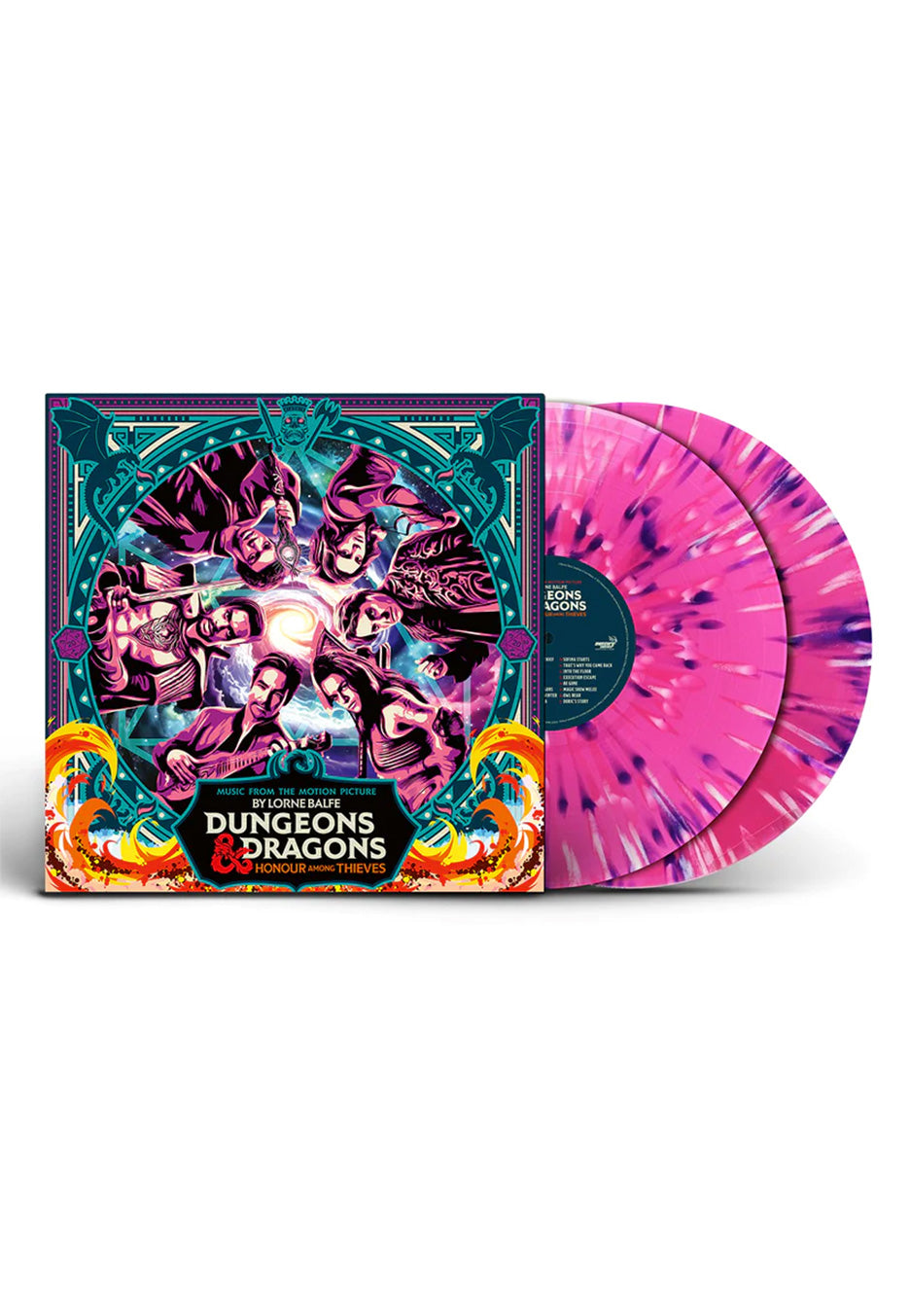 Dungeons & Dragons - Honour Among Thieves OST (Lorne Balfe) Pink - Splattered 2 Vinyl | Neutral-Image