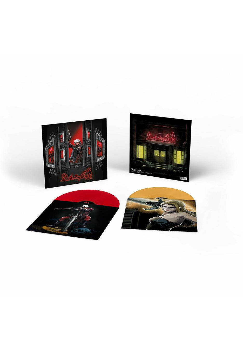 Devil May Cry - Devil May Cry OST (Capcom Sound Team) Transparent Red & Ochre - Colored 2 Vinyl | Neutral-Image