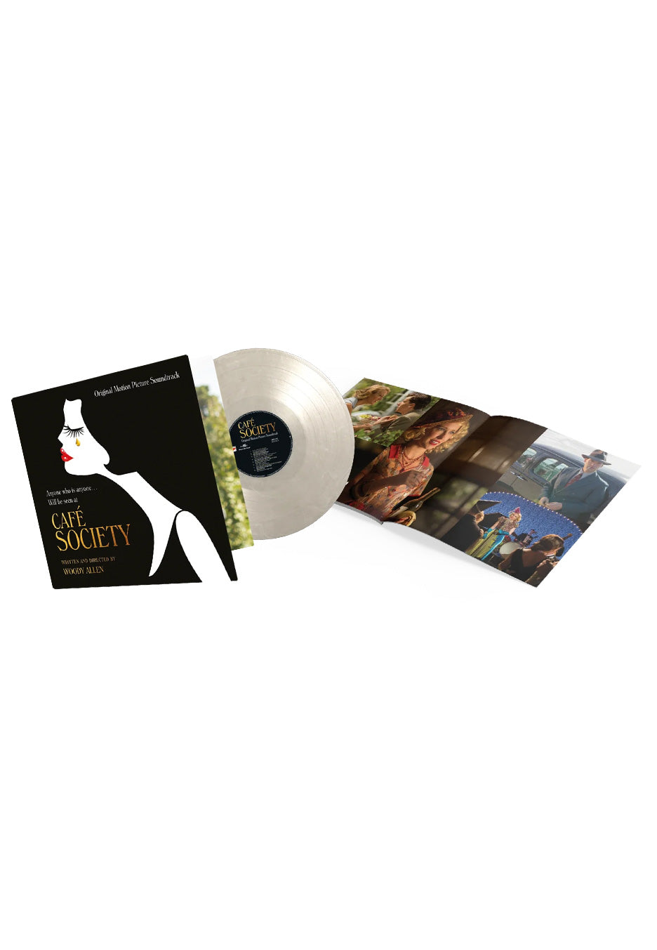 Café Society - Cafe Society OST (Vince Giordano) Clear & White - Marbled Vinyl | Neutral-Image