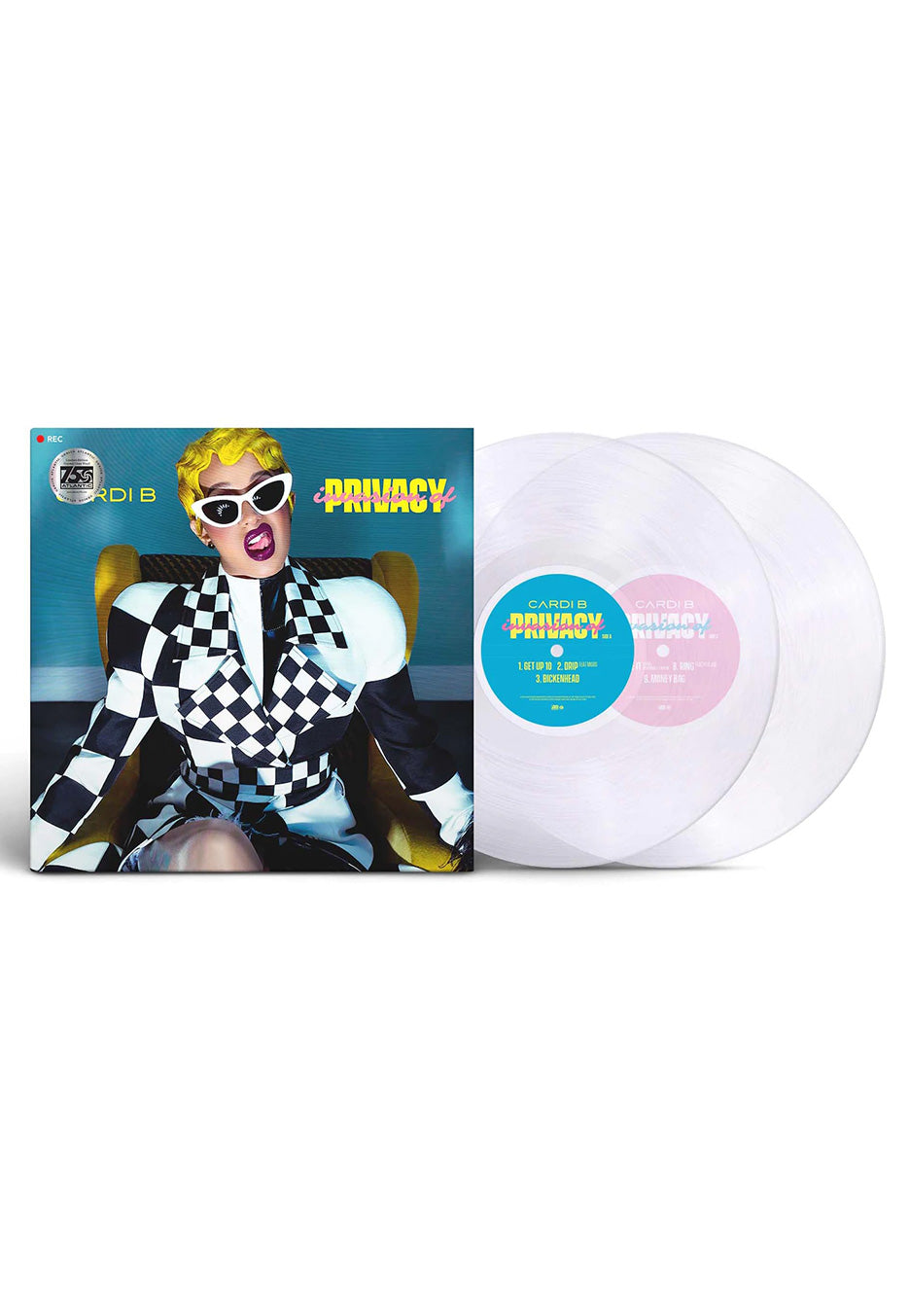 Cardi B - Invasion Of Privacy Clear - Colored 2 Vinyl | Neutral-Image