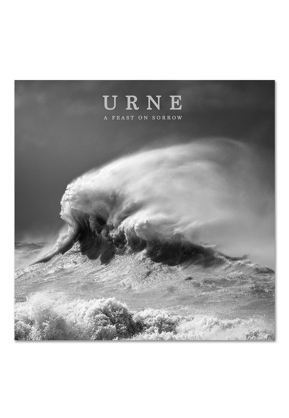 Urne - A Feast On Sorrow Ultra Clear / Black - Splattered 2 Vinyl | Neutral-Image