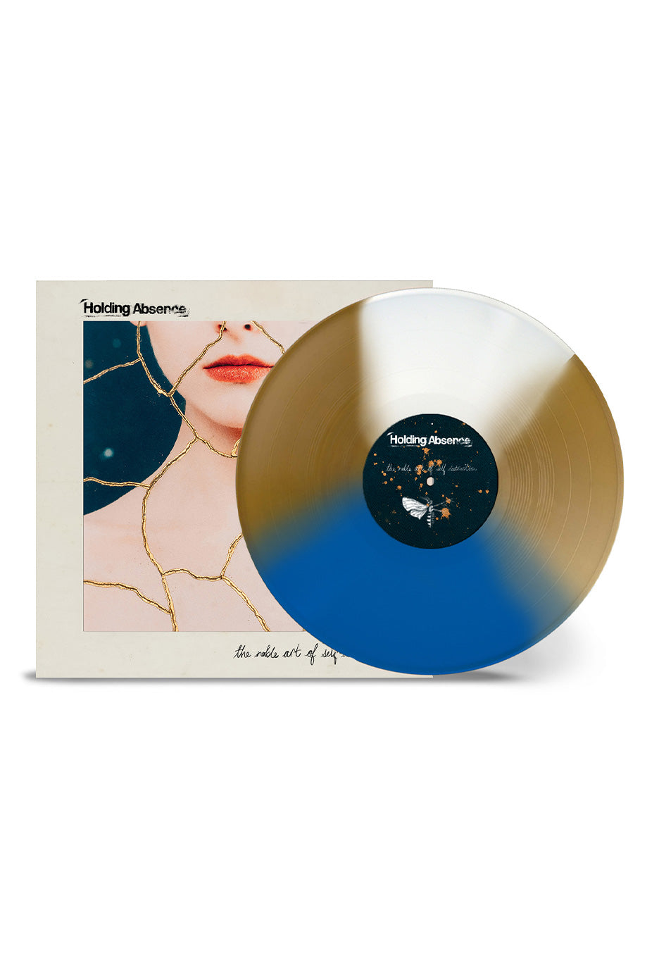 Holding Absence - The Noble Aret Of Self Destruction Squad Effect White/MidBlue/Gold - Colored Vinyl | Neutral-Image