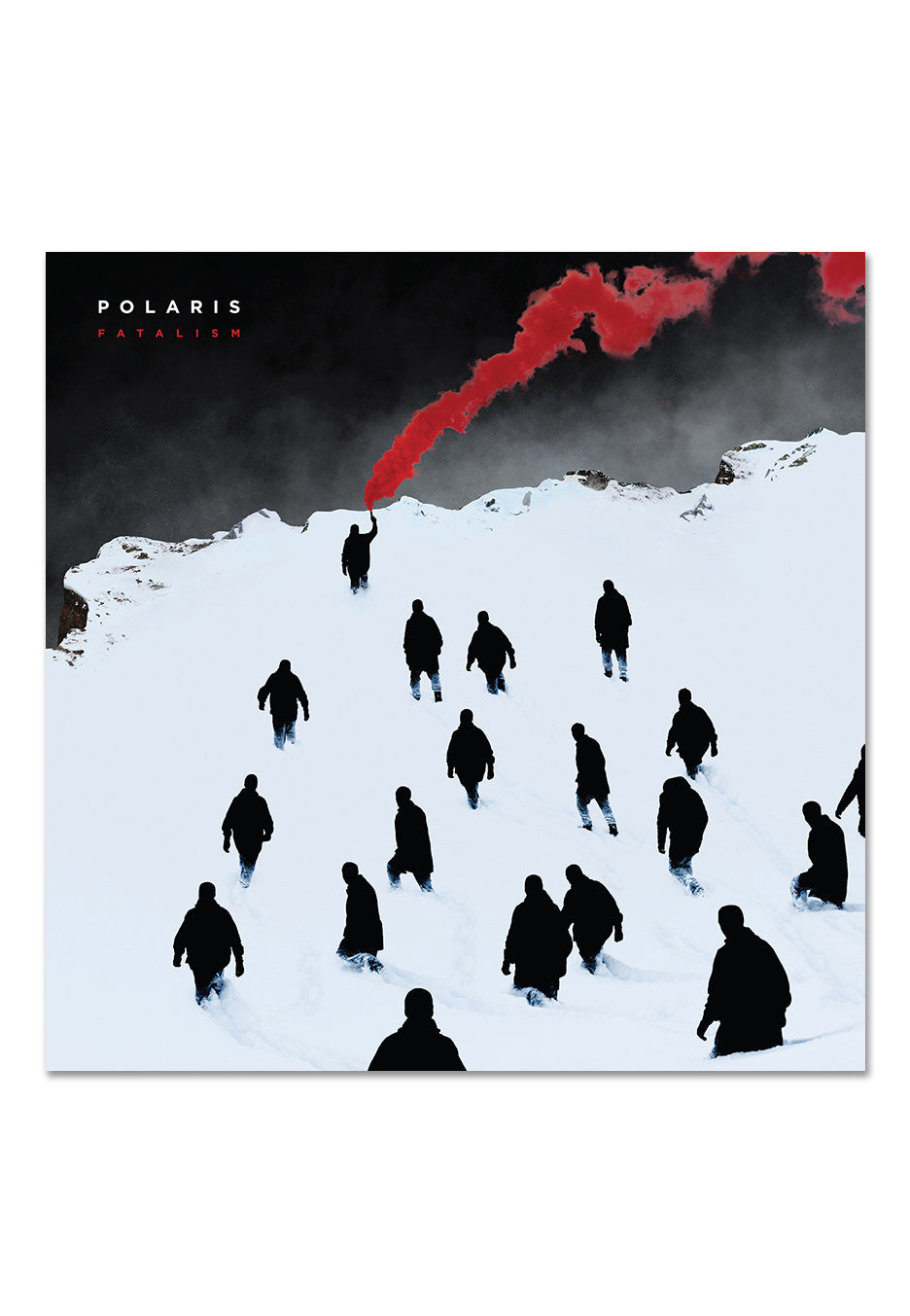 Polaris - Fatalism Ltd. Black w/ Red Inkspot + White - Splattered Vinyl | Neutral-Image