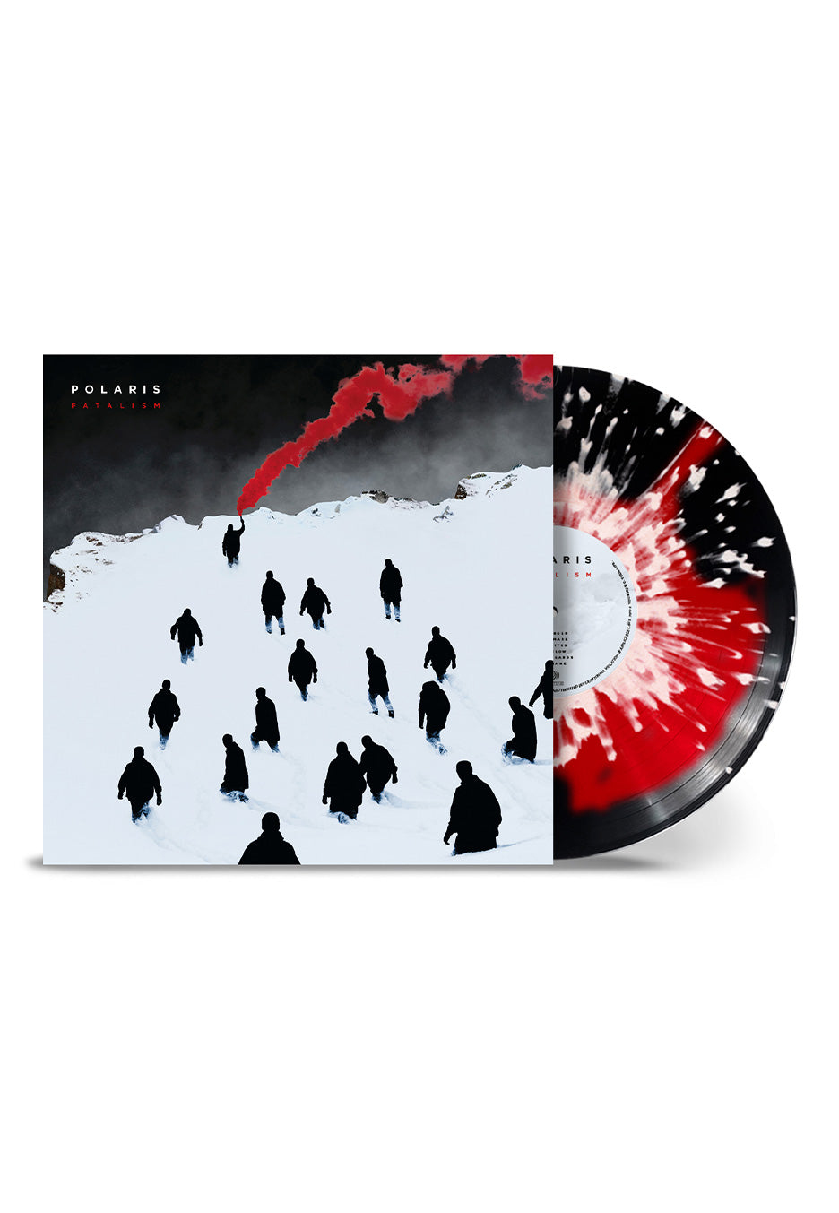 Polaris - Fatalism Ltd. Black w/ Red Inkspot + White - Splattered Vinyl | Neutral-Image