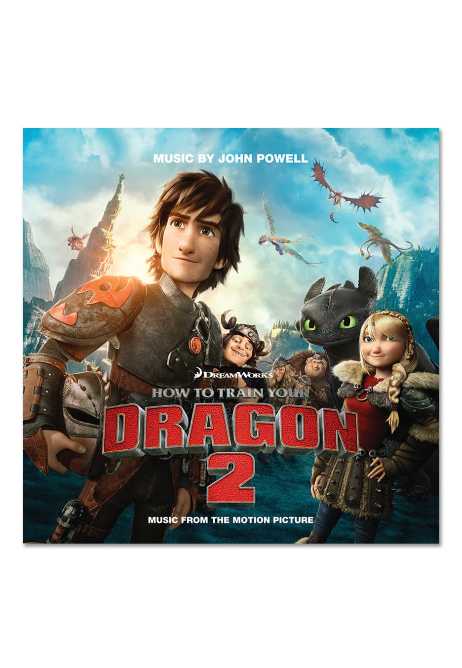 How To Train Your Dragon - How To Train Your Dragon 2 OST (John Powell) Flaming - Colored 2 Vinyl | Neutral-Image