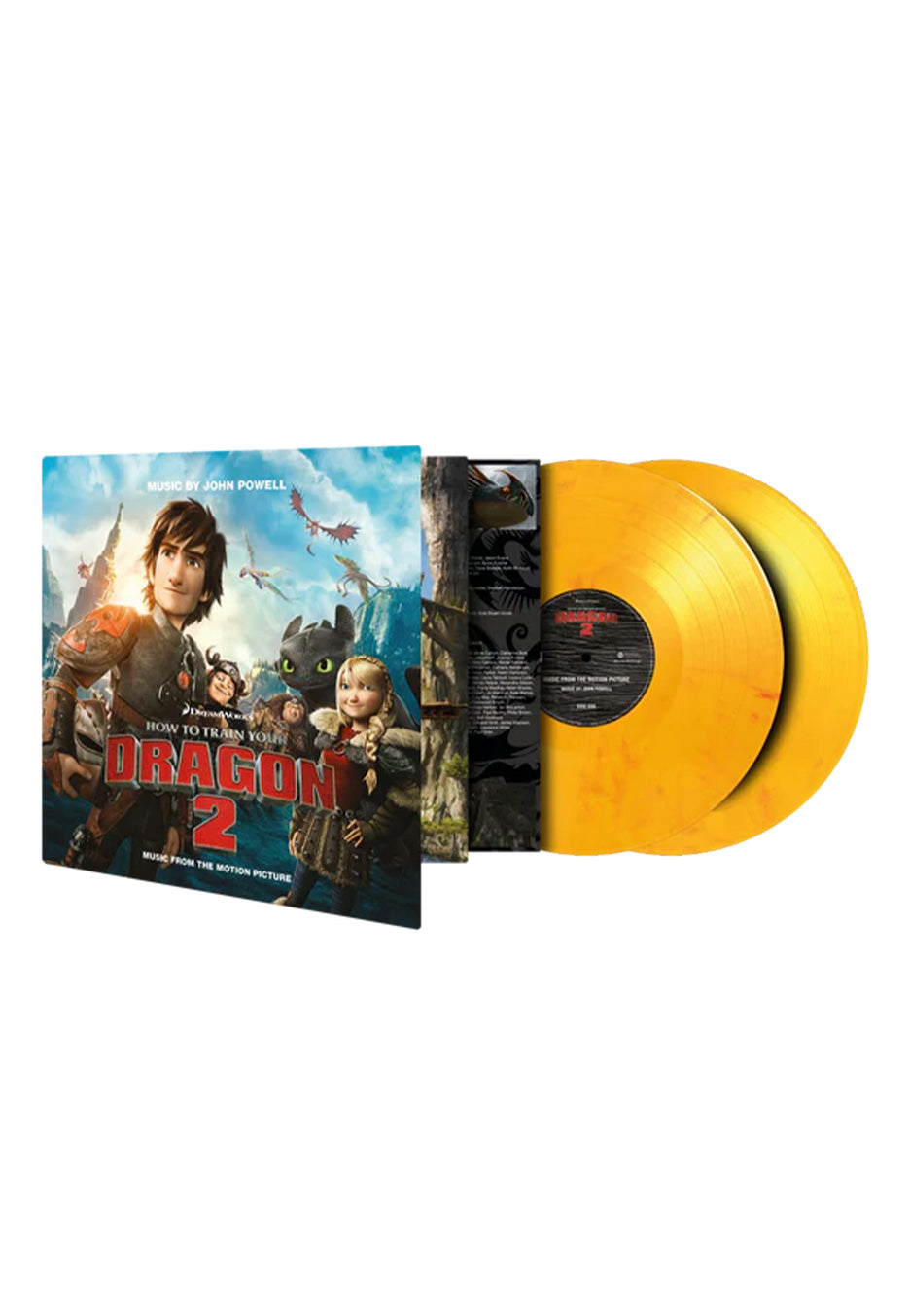 How To Train Your Dragon - How To Train Your Dragon 2 OST (John Powell) Flaming - Colored 2 Vinyl | Neutral-Image