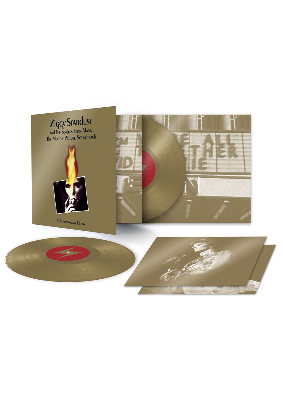 David Bowie - Ziggy Stardust And The Spiders From Mars (50th Anniversary Edition) Gold - Colored 2 Vinyl | Neutral-Image