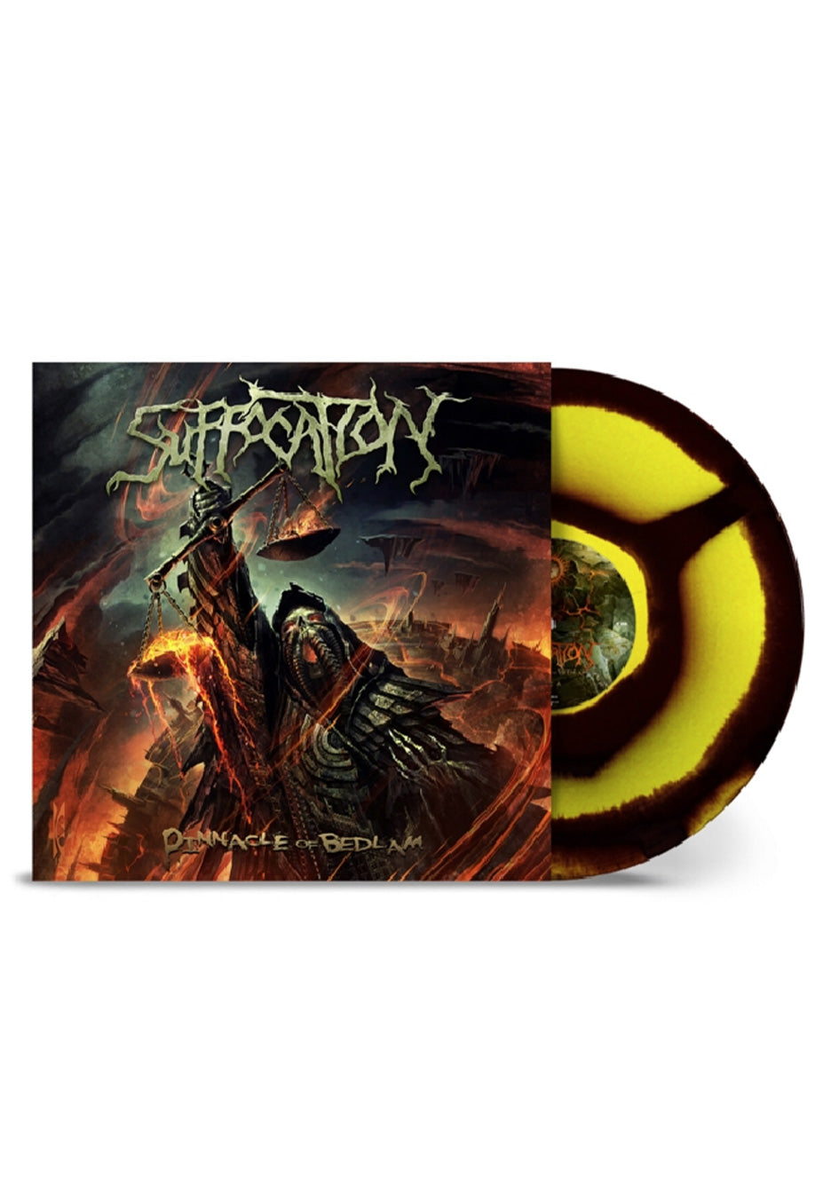 Suffocation - Pinnacle Of Bedlam Ltd. Yellow/Black Corona - Colored Vinyl | Neutral-Image