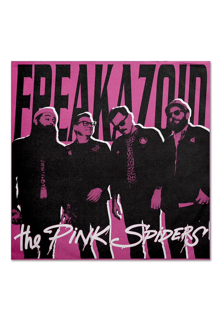 The Pink Spiders - Freakazoid Hot Pink In Clear w/ Black/White - Colored Vinyl | Neutral-Image