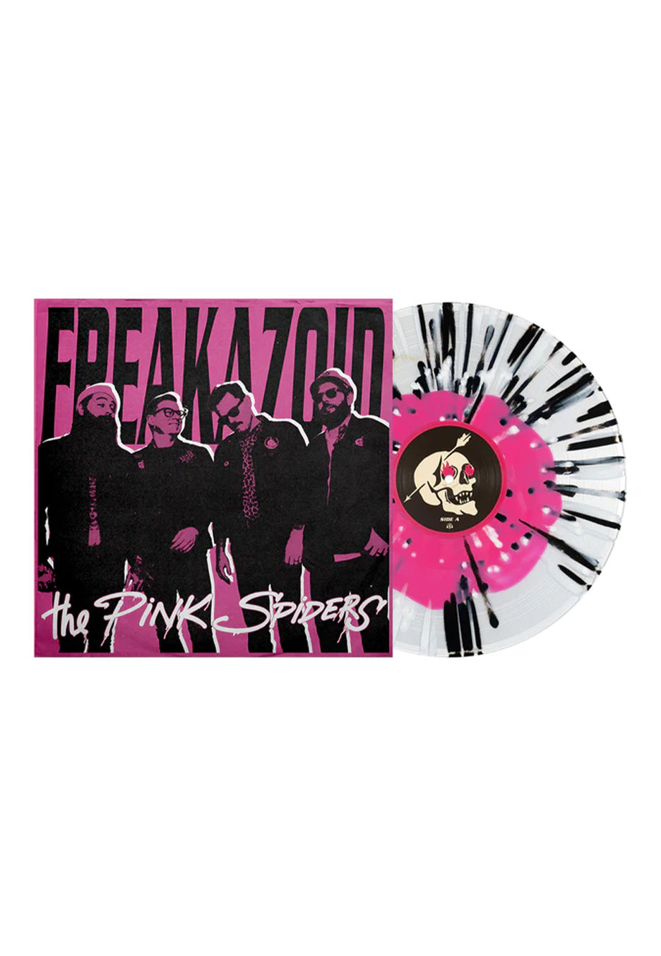 The Pink Spiders - Freakazoid Hot Pink In Clear w/ Black/White - Colored Vinyl | Neutral-Image