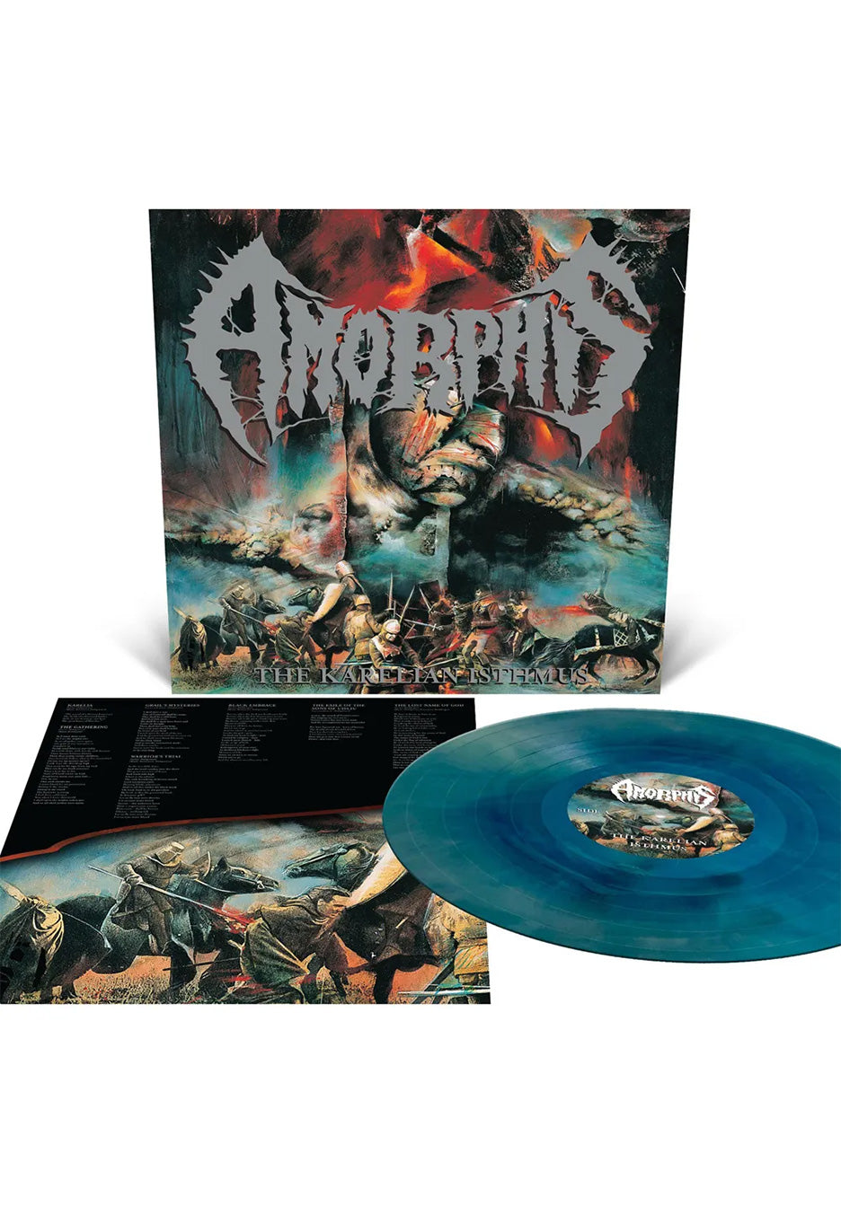 Amorphis - The Karelian Isthmus Ltd. Sea Blue & Metallic Silver Galaxy - Colored Vinyl | Neutral-Image