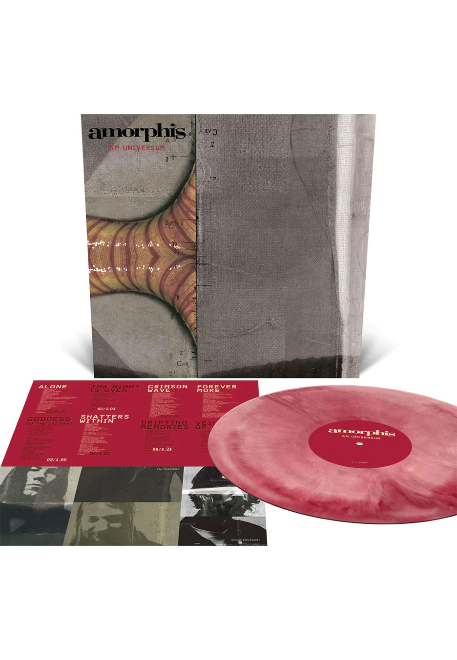 Amorphis - Am Universum Ltd. Bone White & Oxblood Galaxy - Colored Vinyl | Neutral-Image