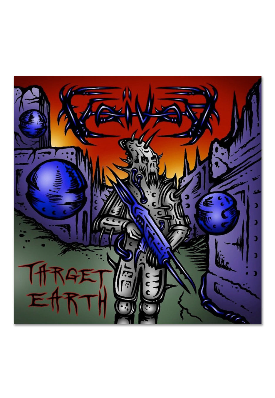 Voivod - Target Earth Ltd. Magenta - Colored 2 Vinyl | Neutral-Image