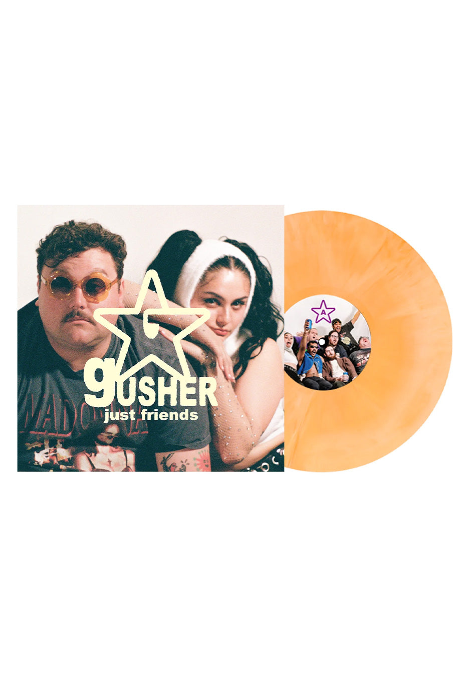 Just Friends - Gusher Ltd. Orange/White Bone Galaxy - Colored Vinyl | Neutral-Image