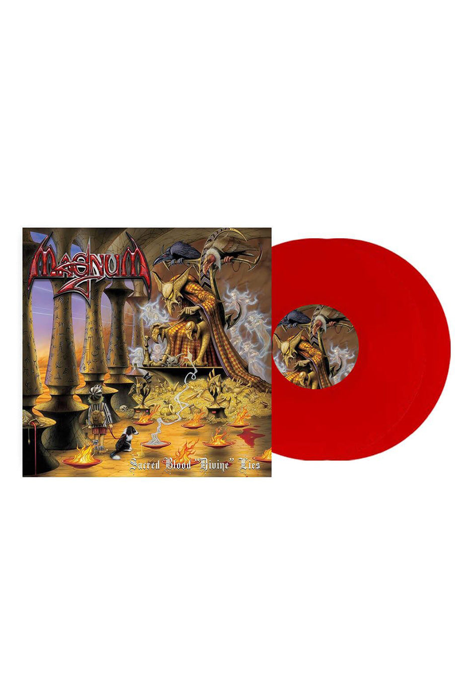 Magnum - Sacred Blood "Divine" Lies Solid Red - Colored 2 Vinyl | Neutral-Image