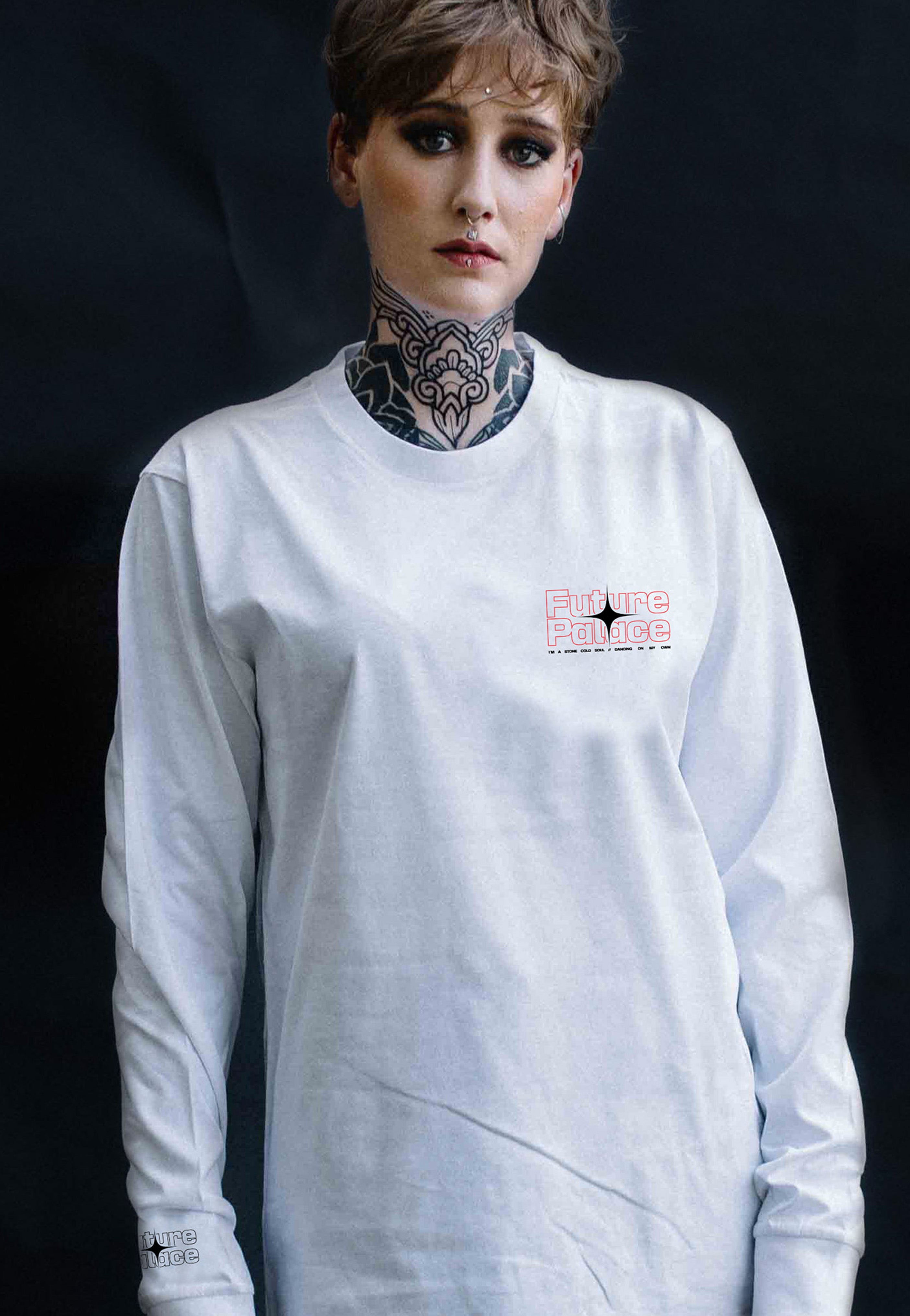 Future Palace - Run White - Longsleeve | Women-Image