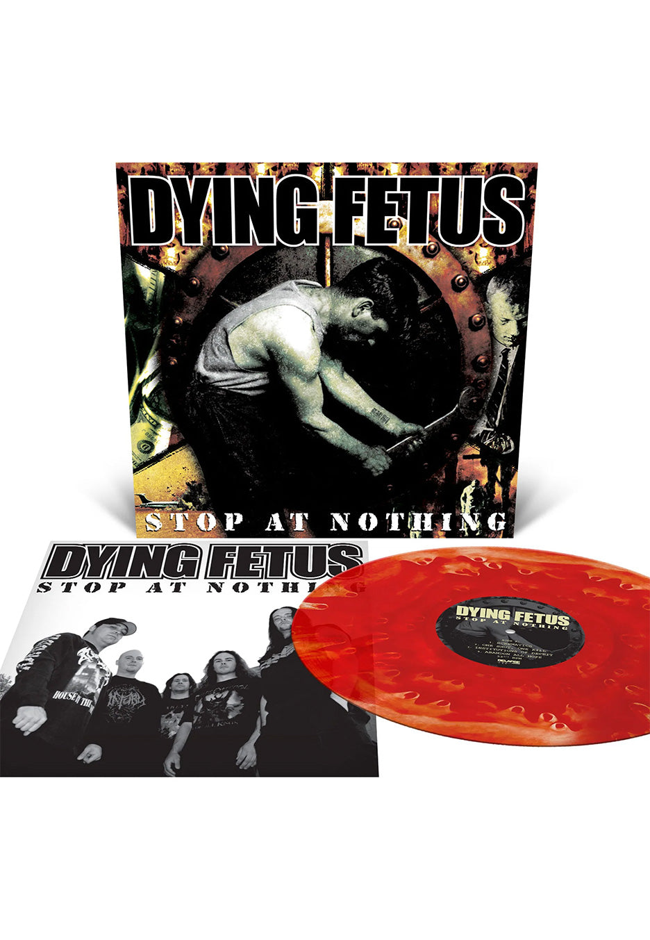 Dying Fetus - Stop At Nothing Blood Red Cloudy - Colored Vinyl | Neutral-Image