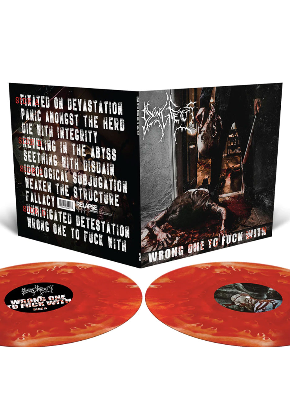 Dying Fetus - Wrong One To Fuck With Blood Red Cloudy - Colored 2 Vinyl | Neutral-Image