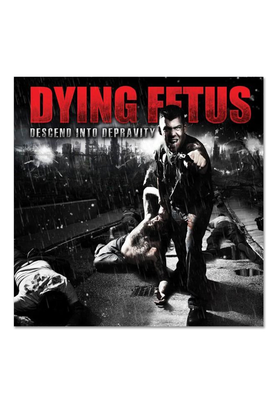 Dying Fetus - Descend Into Depravity Blood Red Cloudy - Colored Vinyl | Neutral-Image