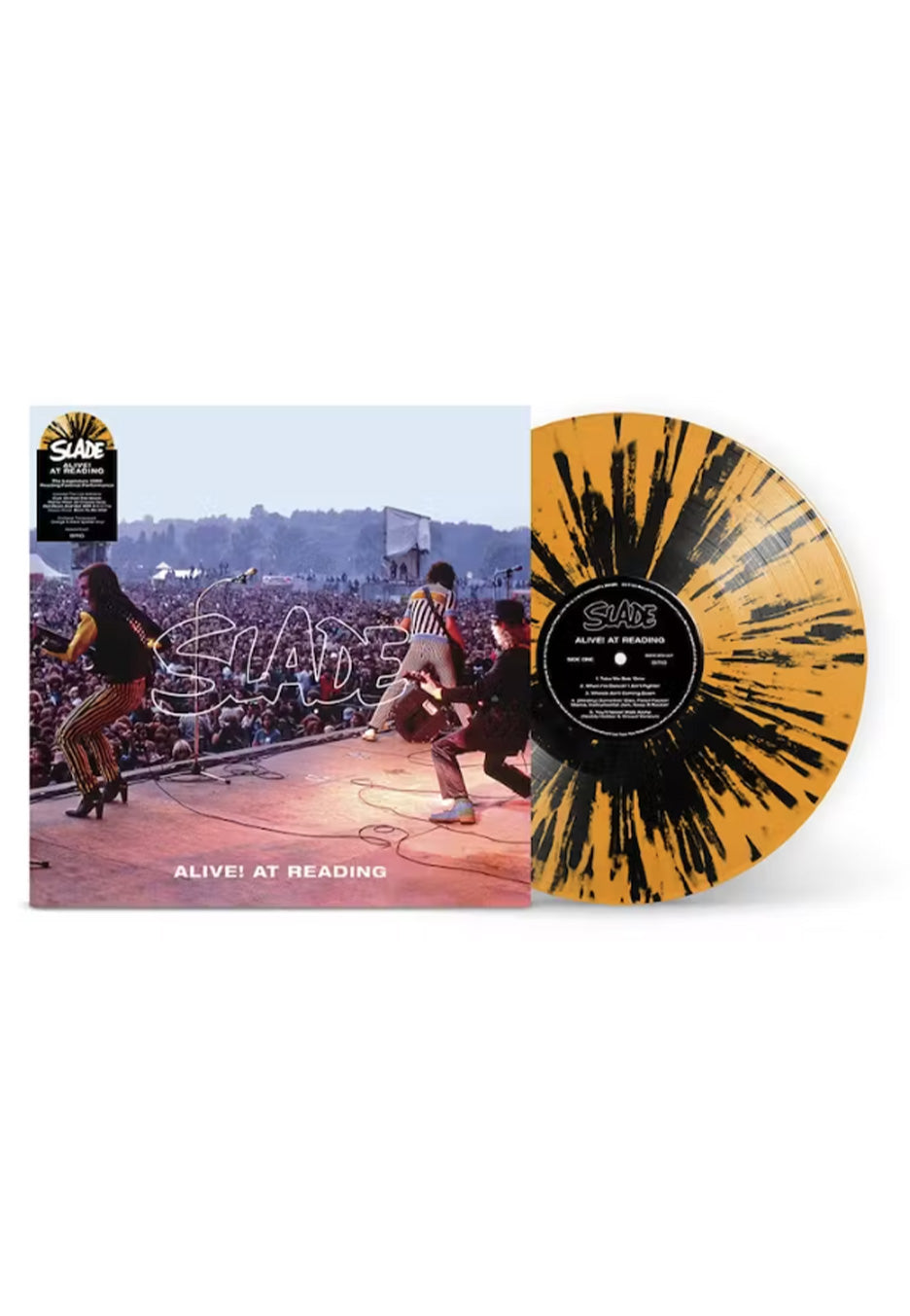 Slade - Alive! At Reading Orange w/ Black - Splattered Vinyl | Neutral-Image