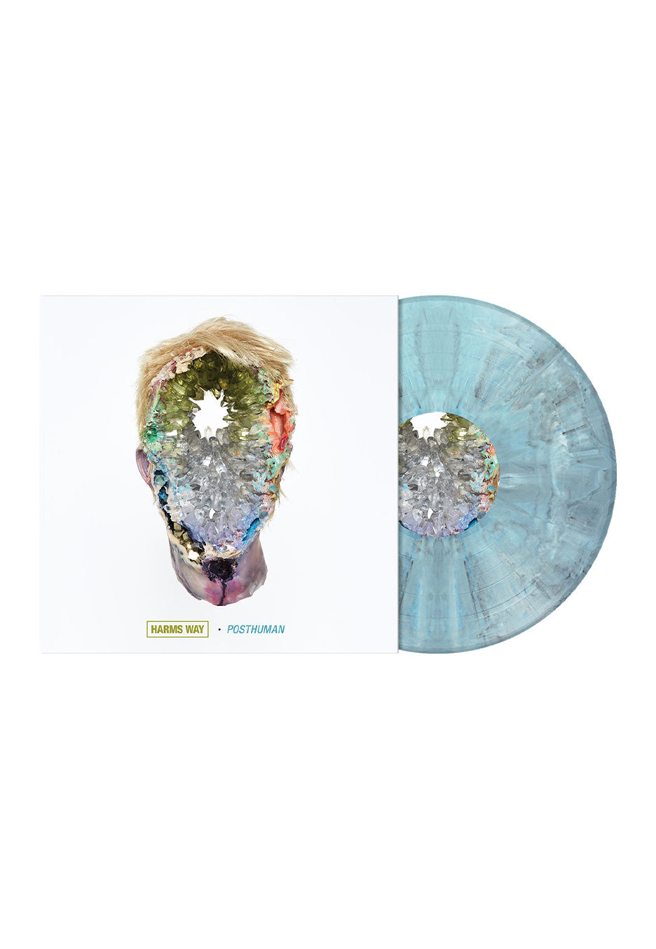 Harm's Way - Posthuman Ltd. Ice Blue - Marbled Vinyl | Neutral-Image