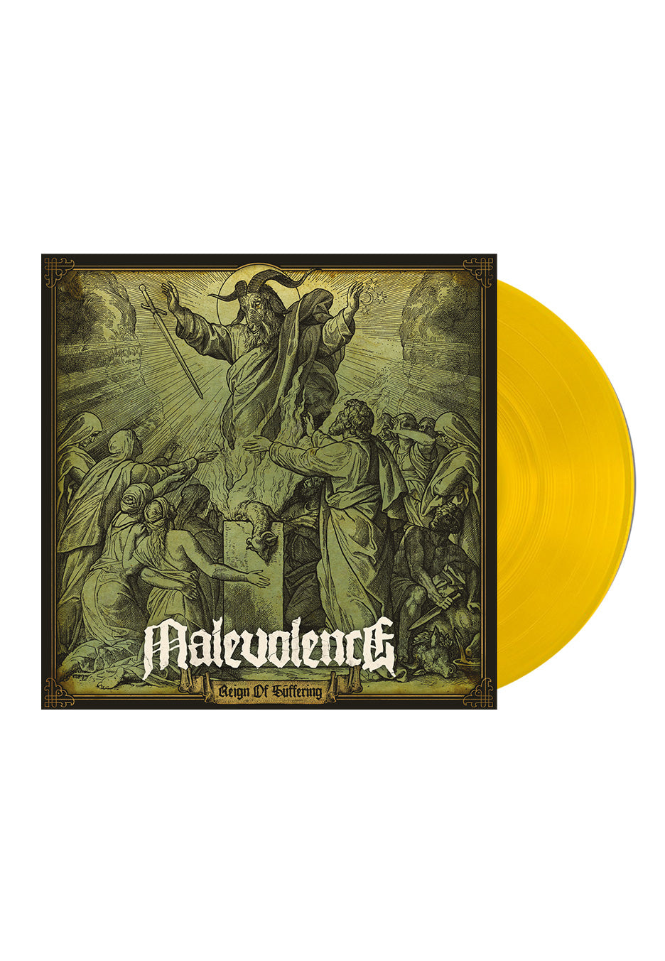 Malevolence - Reign Of Suffering (ReIssue 2023) Ltd. Transparent Yellow - Colored Vinyl | Neutral-Image