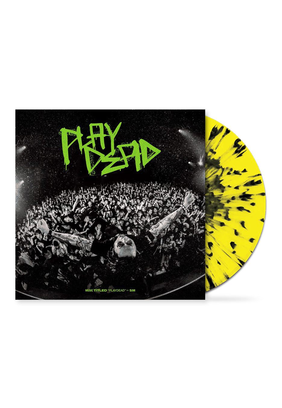 SiM - Playdead Ltd. Yellow w/ Black - Splattered Vinyl | Neutral-Image