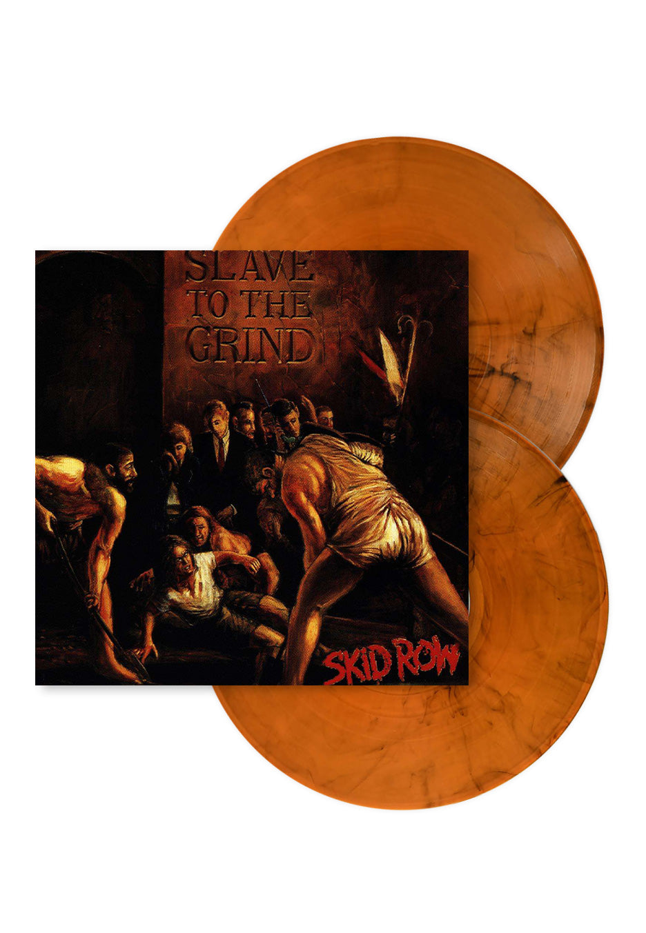 Skid Row - Slave To The Grind Orange/Black - Marbled 2 Vinyl | Neutral-Image