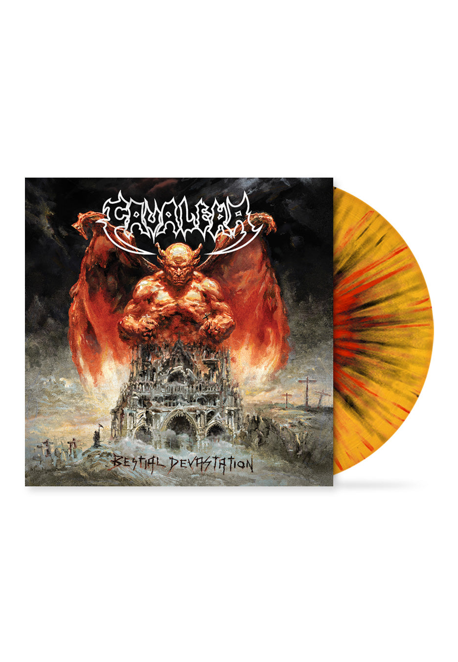 Cavalera - Bestial Devastation Ltd. Transparent Orange w/ Red/Black - Splattered Vinyl | Neutral-Image