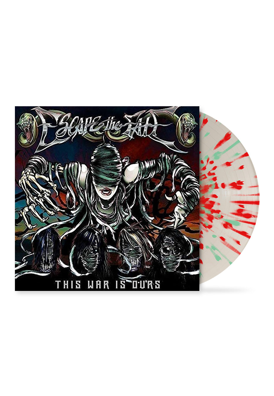 Escape The Fate - This War Is Ours Ltd. White w/ Red/Green - Splattered Vinyl | Neutral-Image