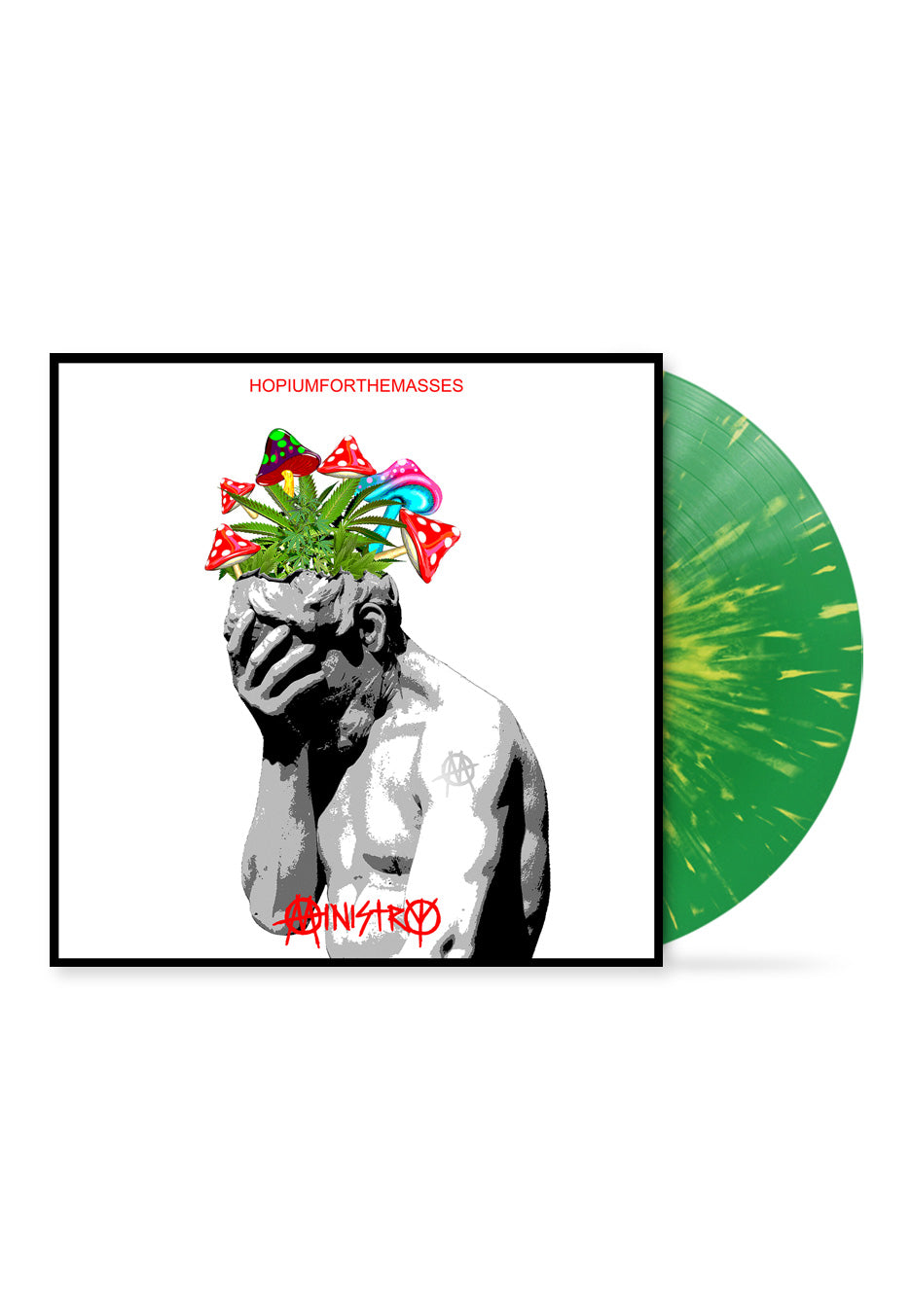 Ministry - Hopiumforthemasses Ltd. Green w/ Yellow - Splattered Vinyl | Neutral-Image