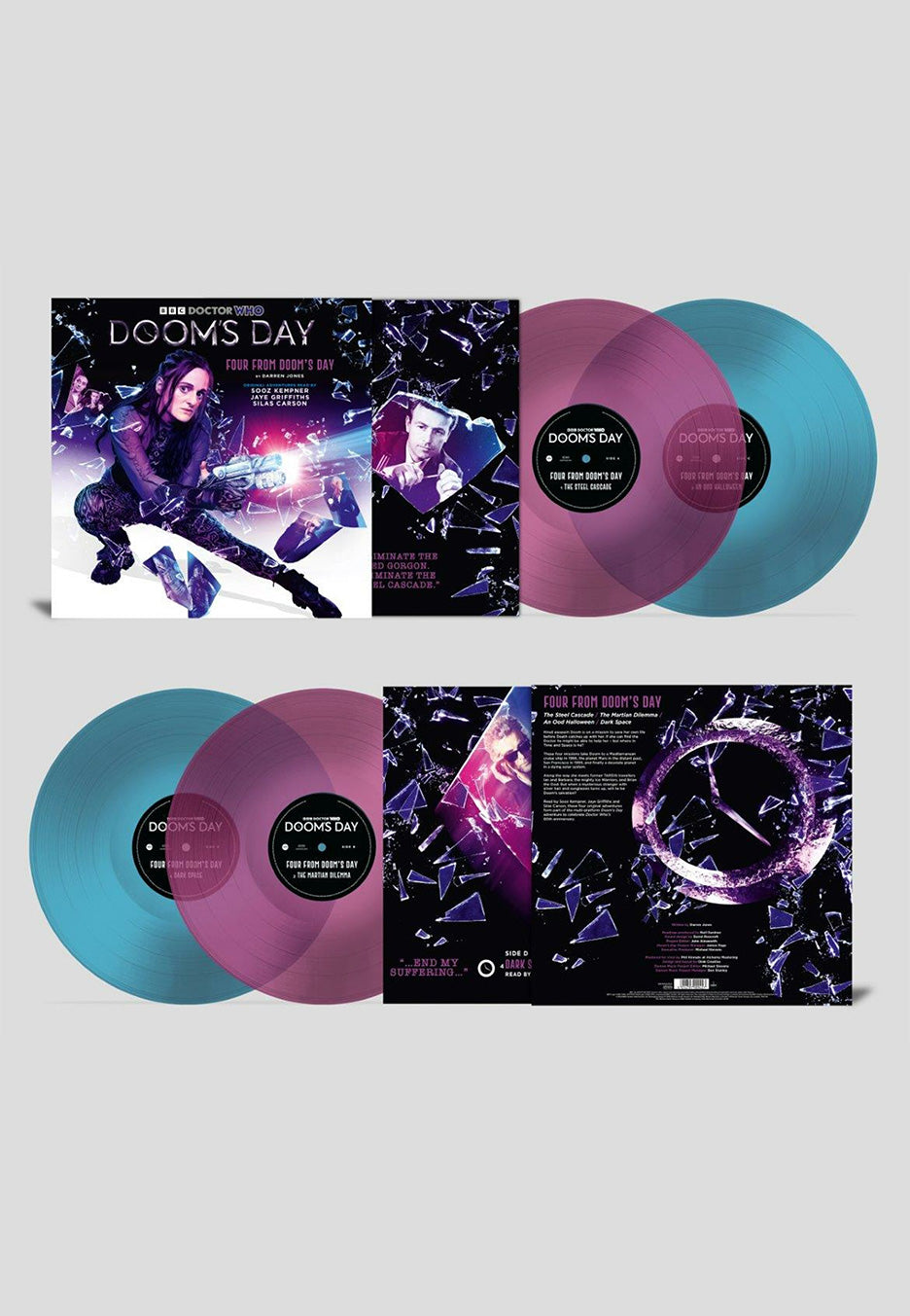 Doctor Who - Four From Doom's Day Translucent Purple & Blue - Colored 2 Vinyl | Neutral-Image