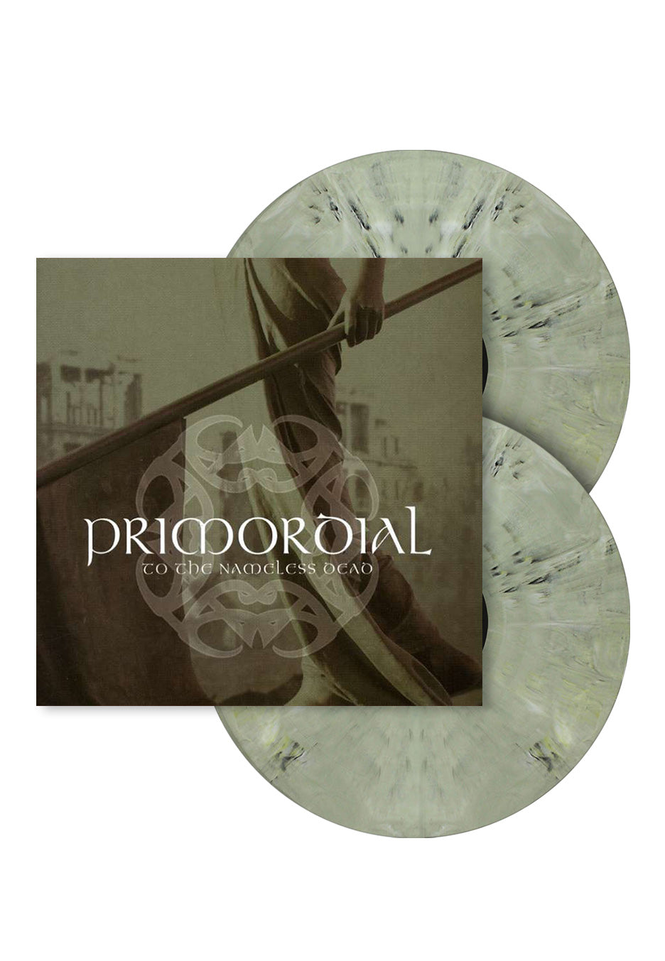 Primordial - To The Nameless Dead Ltd. Misty Grey/Green - Marbled 2 Vinyl | Neutral-Image